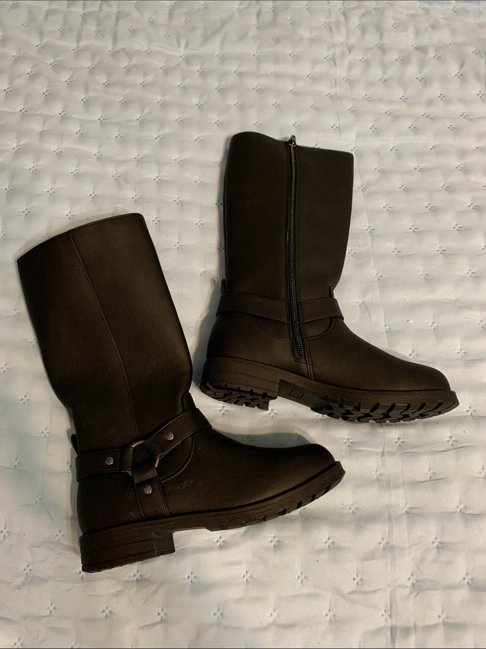 The Children's Place black Mid-Calf Girls' Boots